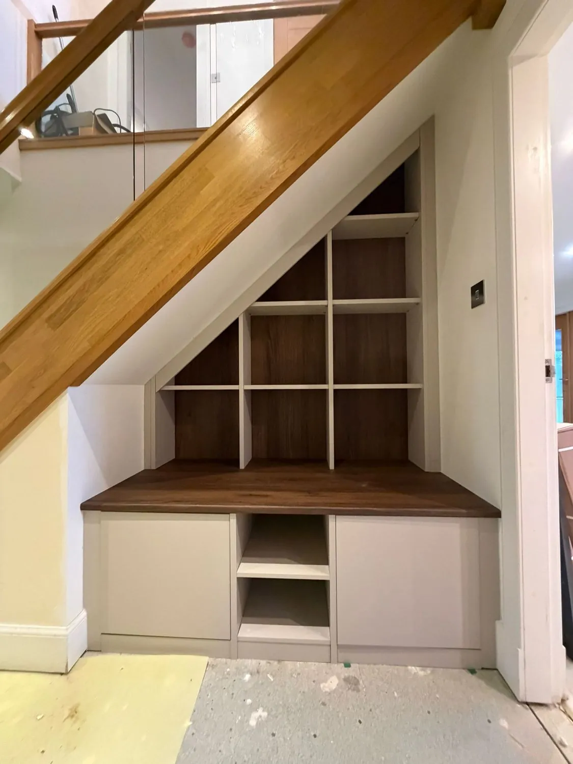 Bespoke under-stairs storage